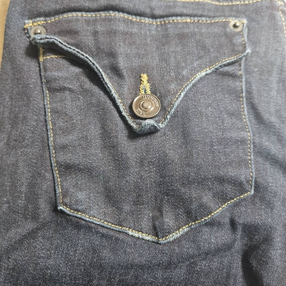 HUDSON Women's Mid-Rise Beth Baby Bootcut Jean button flap skinny 90s Y2K Sz 26 - Picture 3 of 7